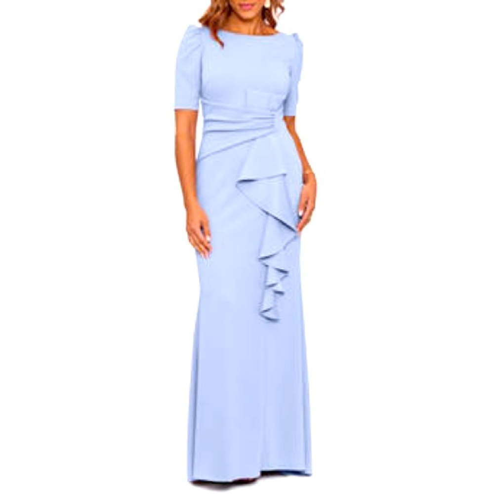 Elegant Blue Evening Gown